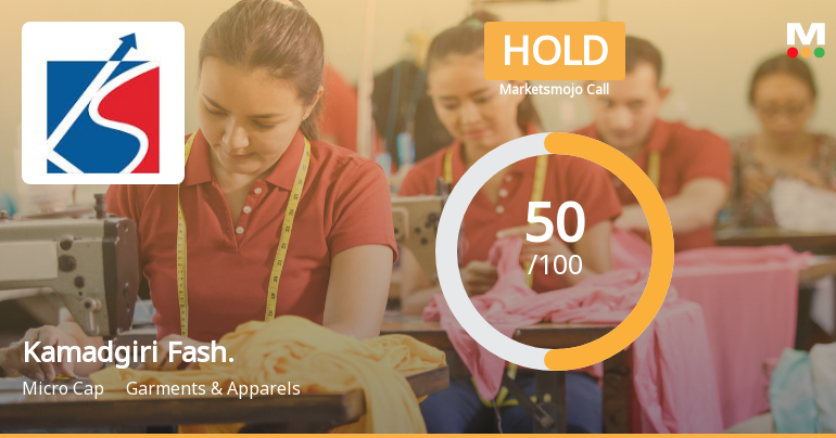 Kamadgiri Fashion Ltd Upgraded to Hold on Improved Valuation and Financial Trends