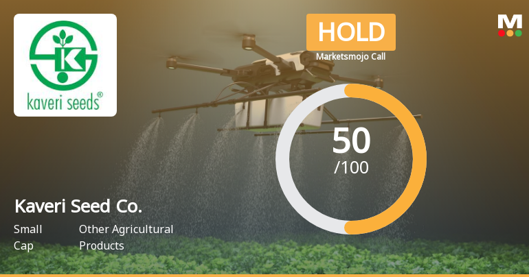 Kaveri Seed Company Ltd is Rated Hold by MarketsMOJO