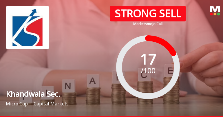 Khandwala Securities Ltd is Rated Strong Sell