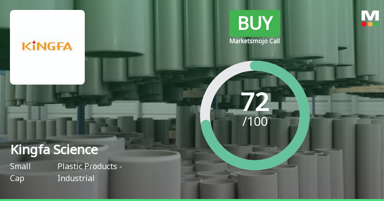 Kingfa Science & Technology (India) Ltd is Rated Buy