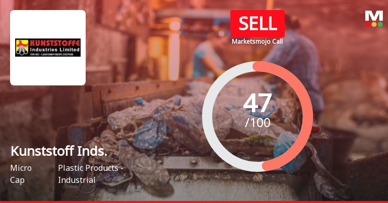 Kunststoffe Industries Ltd Upgraded to Sell on Improved Technicals and Valuation