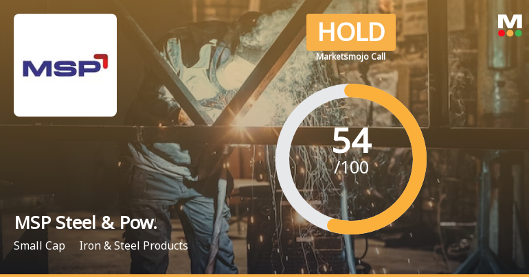MSP Steel & Power Ltd is Rated Hold