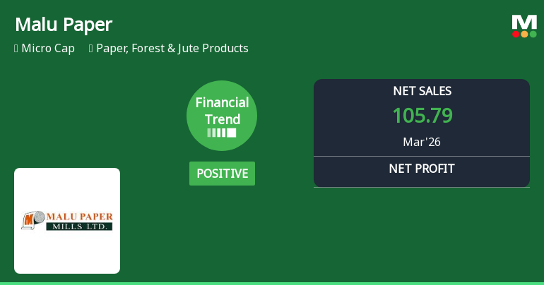 Malu Paper Mills Ltd Reports Positive Financial Trend Amid Micro-Cap Challenges