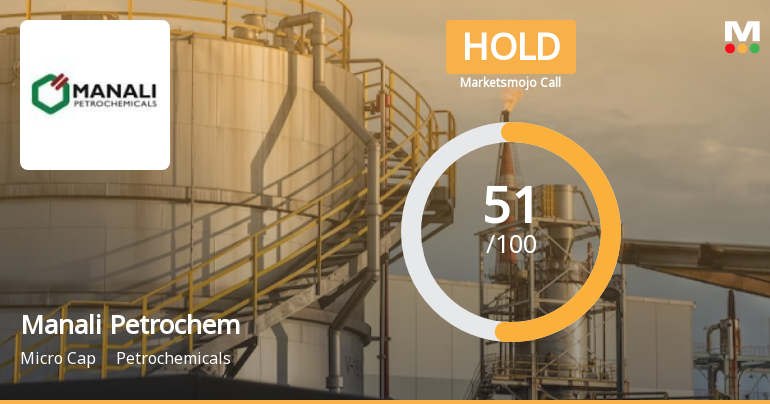 Manali Petrochemicals Ltd Upgraded to Hold as Technicals Improve and Valuation Adjusts