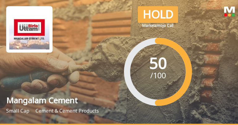 Mangalam Cement Ltd is Rated Hold by MarketsMOJO