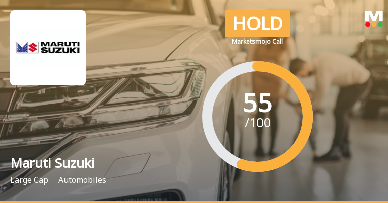 Maruti Suzuki India Ltd is Rated Hold