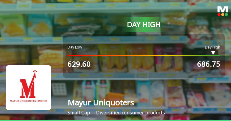 Mayur Uniquoters Ltd Surges 9.13% to Day's High of Rs 675 — Outperforms Sector by 0.78 Percentage Points