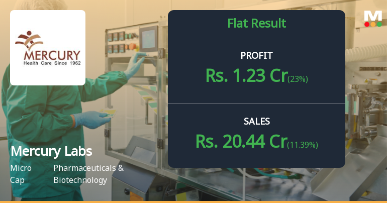 Mercury Laboratories Q4 FY26: Profitability Concerns Deepen as Margins Contract Sharply