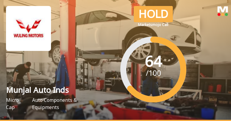 Munjal Auto Industries Ltd is Rated Hold