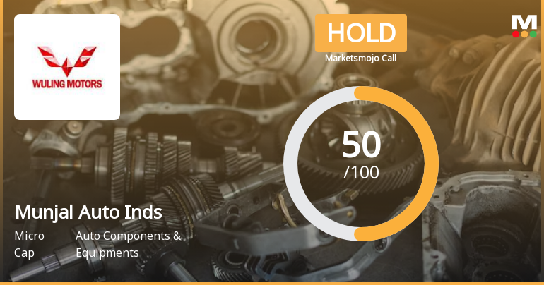 Munjal Auto Industries Ltd is Rated Hold