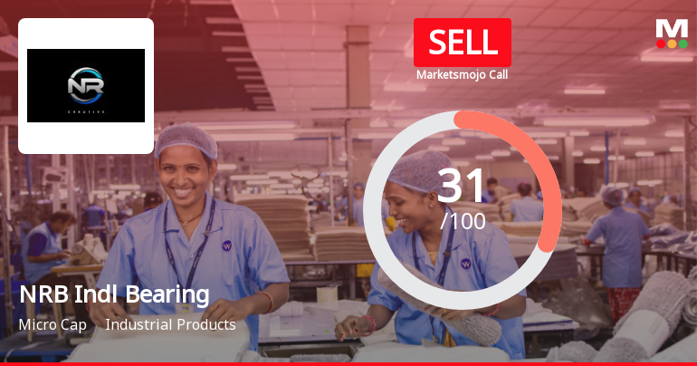 NRB Industrial Bearings Ltd Upgraded to Sell on Technical Improvement Despite Weak Fundamentals