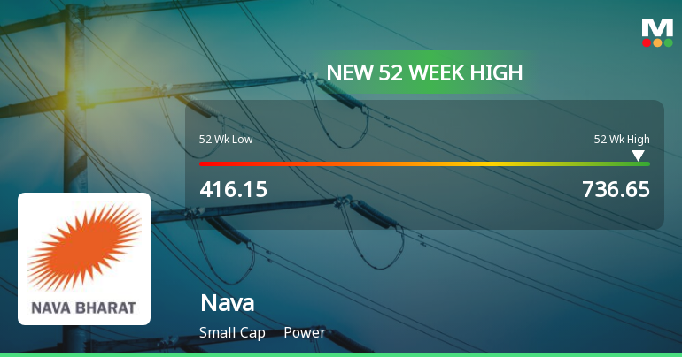 Broad-Based Technical Strength Lifts Nava Ltd to 52-Week High of Rs 736.65