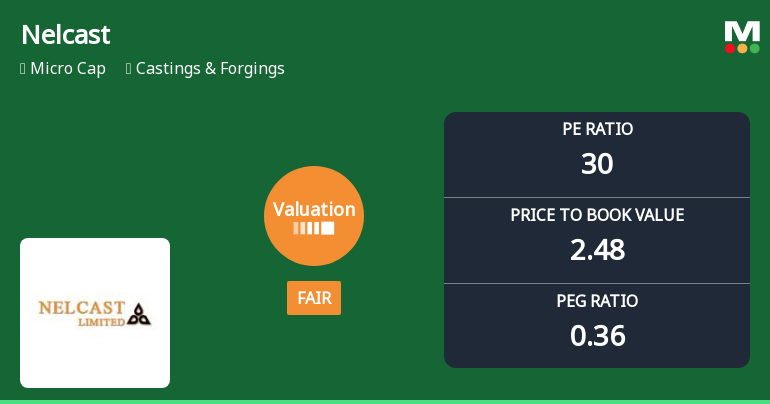 Nelcast Ltd. Valuation Shifts to Fair Amid Strong Price Gains