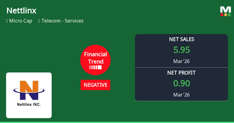 Nettlinx Ltd Reports Mixed Quarterly Results Amidst Negative Financial Trend