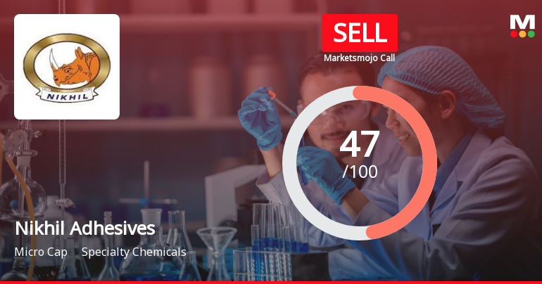 Nikhil Adhesives Ltd Downgraded to Sell Amid Valuation and Financial Concerns
