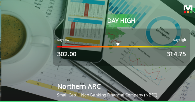 Northern ARC Capital Ltd Surges 7.3% to Day's High of Rs 314.75 — Outperforms Sector by 7.69 Percentage Points