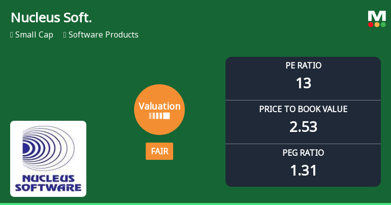 Nucleus Software Exports Ltd: Valuation Shift Signals Changing Price Attractiveness