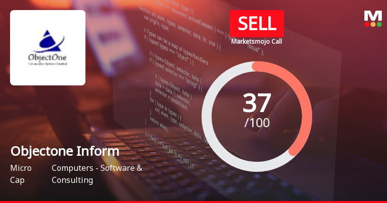 Objectone Information Systems Ltd Upgraded to Sell on Technical Improvements Despite Weak Fundamentals