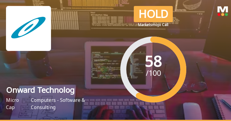 Onward Technologies Ltd is Rated Hold by MarketsMOJO