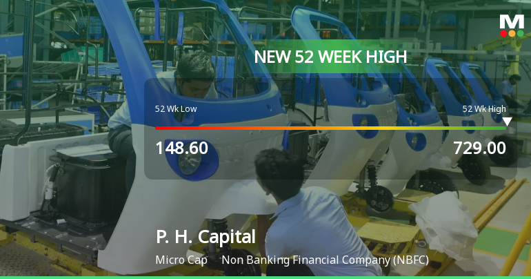 Broad-Based Technical Strength Lifts P. H. Capital Ltd to 52-Week High of Rs 729