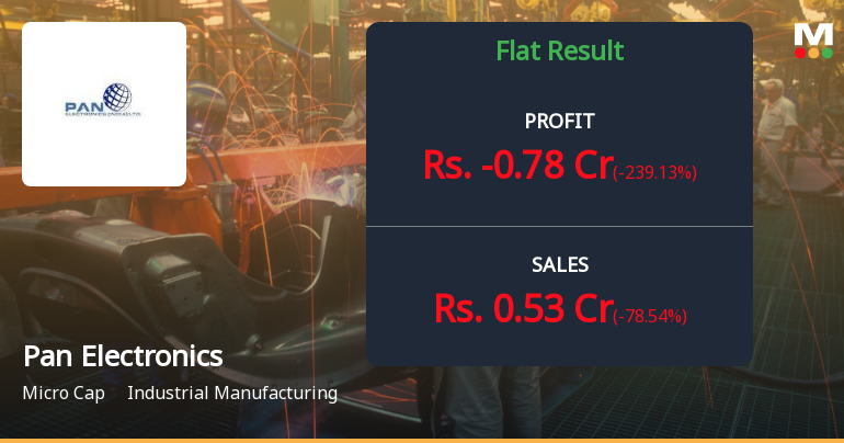 Pan Electronics (India) Ltd Q4 FY26: Deepening Losses Signal Severe Operational Distress
