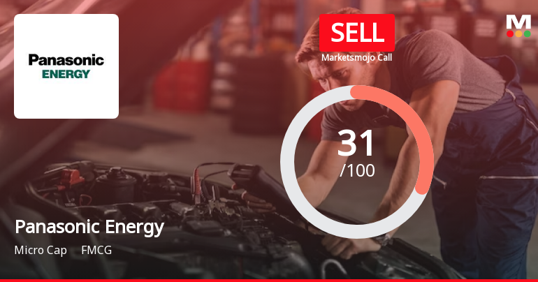Panasonic Energy India Company Ltd is Rated Sell