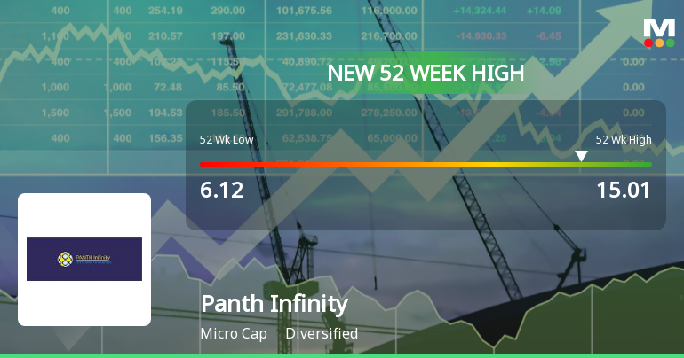 Broad-Based Technical Strength Lifts Panth Infinity Ltd to 52-Week High of Rs 15.01