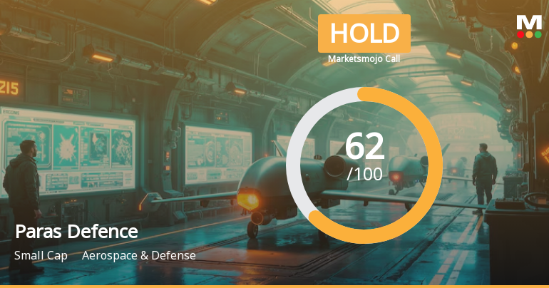 Paras Defence and Space Technologies Downgraded to Hold Amid Mixed Financial and Technical Signals
