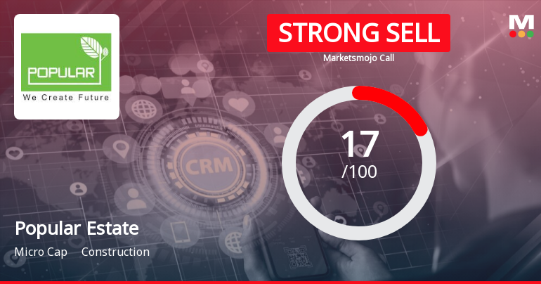 Popular Estate Management Ltd is Rated Strong Sell