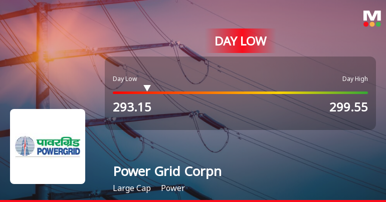 Power Grid Corporation of India Ltd Hits Intraday Low Amid Price Pressure