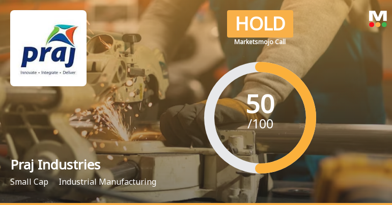 Praj Industries Ltd is Rated Hold by MarketsMOJO