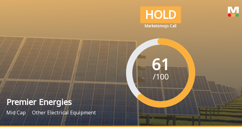 Premier Energies Ltd is Rated Hold