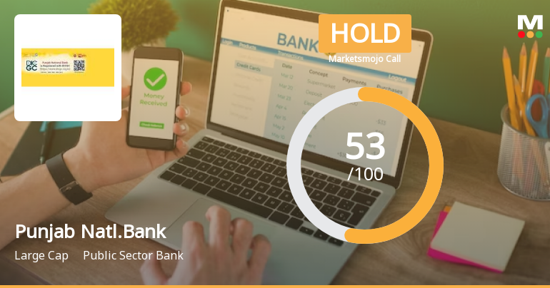 Punjab National Bank is Rated Hold by MarketsMOJO