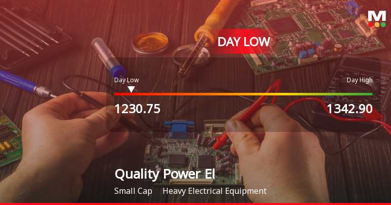 Quality Power Electrical Equipments Ltd Hits Intraday Low Amid Price Pressure