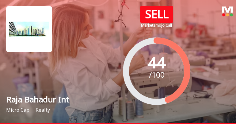 Raja Bahadur International Ltd is Rated Sell