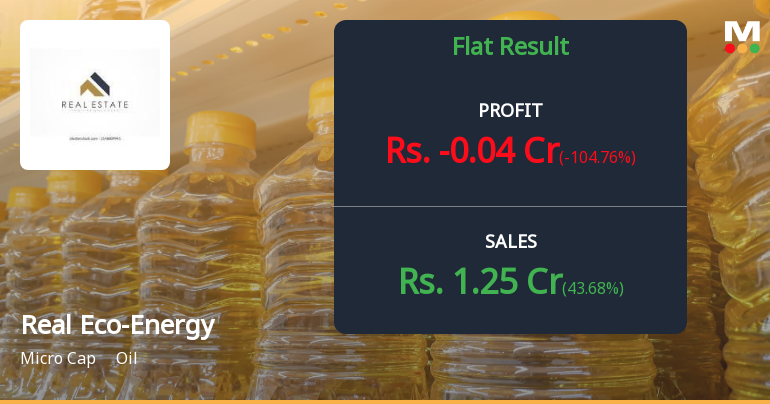 Real Eco-Energy Q4 FY26: Sharp Loss Reversal Amid Erratic Revenue Pattern Raises Sustainability Concerns