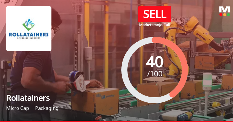 Rollatainers Ltd is Rated Sell by MarketsMOJO