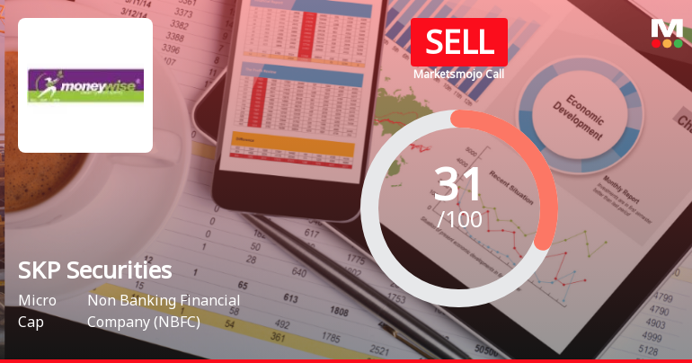 MarketsMOJO Upgrades SKP Securities Ltd Rating to Sell Amid Mixed Technical and Financial Signals