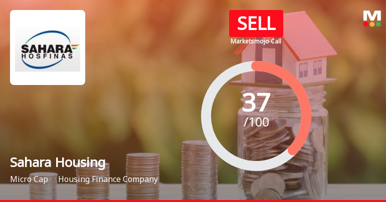 Sahara Housing Fina Corporation Ltd Upgraded to Sell on Technical Improvements