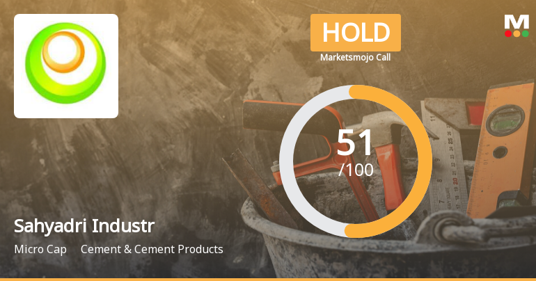 Sahyadri Industries Ltd is Rated Hold by MarketsMOJO
