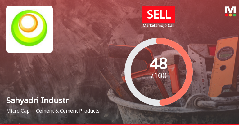 Sahyadri Industries Ltd is Rated Sell