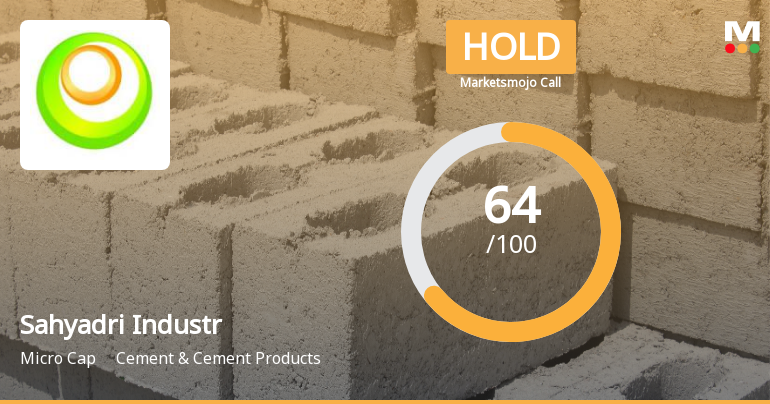 Sahyadri Industries Ltd Upgraded to Hold by MarketsMOJO on Technical and Financial Improvements