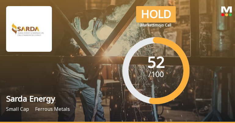 Sarda Energy & Minerals Ltd is Rated Hold