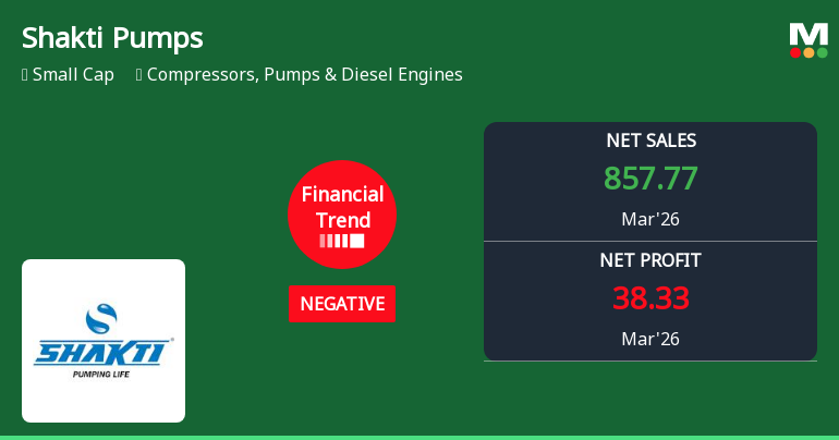 Shakti Pumps Reports Mixed Quarterly Results Amid Margin Pressures