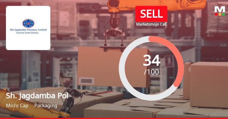 Shri Jagdamba Polymers Ltd Upgraded to Sell on Technical and Valuation Improvements