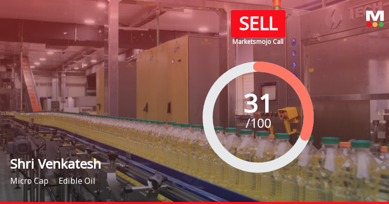 Shri Venkatesh Refineries Ltd is Rated Sell