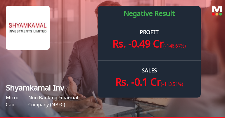 Shyamkamal Investments Q4 FY26: Quarterly Loss Raises Sustainability Concerns