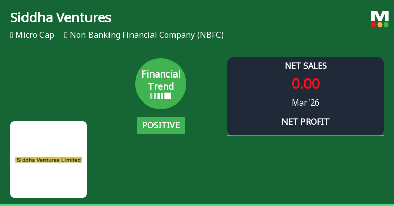 Siddha Ventures Ltd Reports Strong Quarterly Financial Turnaround Amid Challenging Market
