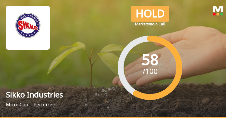 Sikko Industries Ltd is Rated Hold