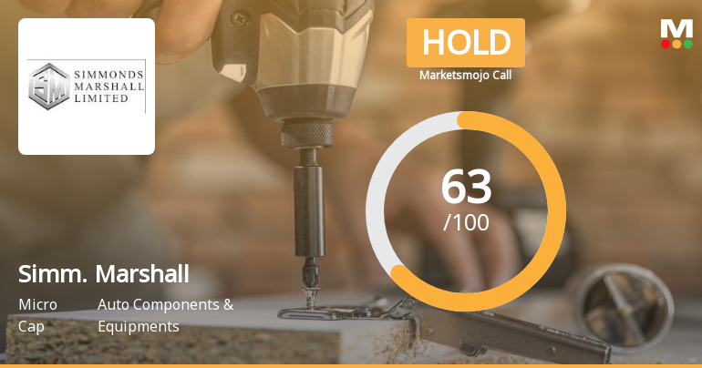Simmonds Marshall Ltd is Rated Hold by MarketsMOJO